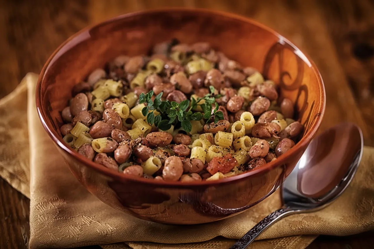Pasta e fagioli cremosa con il metodo dell’onda